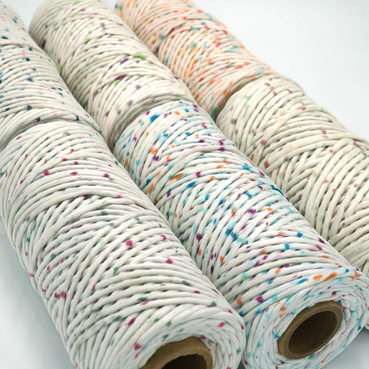 Natural Recycled Cotton Rope and String/100% Recycled Cotton Rope