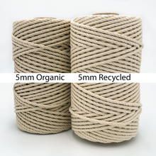 Load image into Gallery viewer, 4mm/5mm Recycled Natural Rope