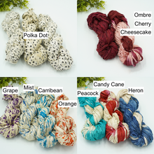 Load image into Gallery viewer, Recycled Sari Silk Ribbons (46 colours!)