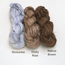 Load image into Gallery viewer, Recycled Sari Silk Ribbons (46 colours!)