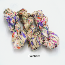 Load image into Gallery viewer, Recycled Sari Silk Ribbons (46 colours!)
