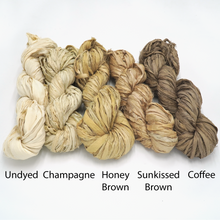 Load image into Gallery viewer, Recycled Sari Silk Ribbons (31 colours!)