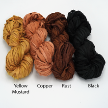 Load image into Gallery viewer, Recycled Sari Silk Ribbons (31 colours!)