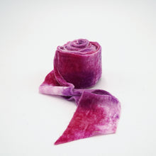 Load image into Gallery viewer, 1 or 2 Inch Hand Painted Velvet Ribbons