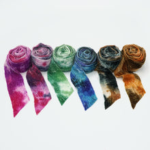 Load image into Gallery viewer, 1 or 2 Inch Hand Painted Velvet Ribbons