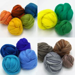 Small Batch Merino Wool Roving (32 colours!)