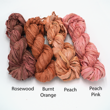 Load image into Gallery viewer, Recycled Sari Silk Ribbons (46 colours!)
