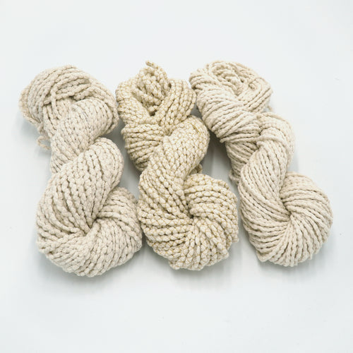 White Thick Cotton String 203 - ø4mm