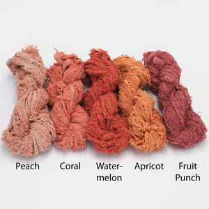 Recycled Cotton Frizz Ribbons (31 colours!)